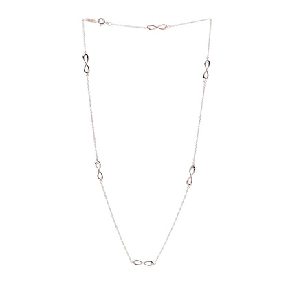 Tiffany 18K Rose Gold Infinity Endless Necklace 3 of 6