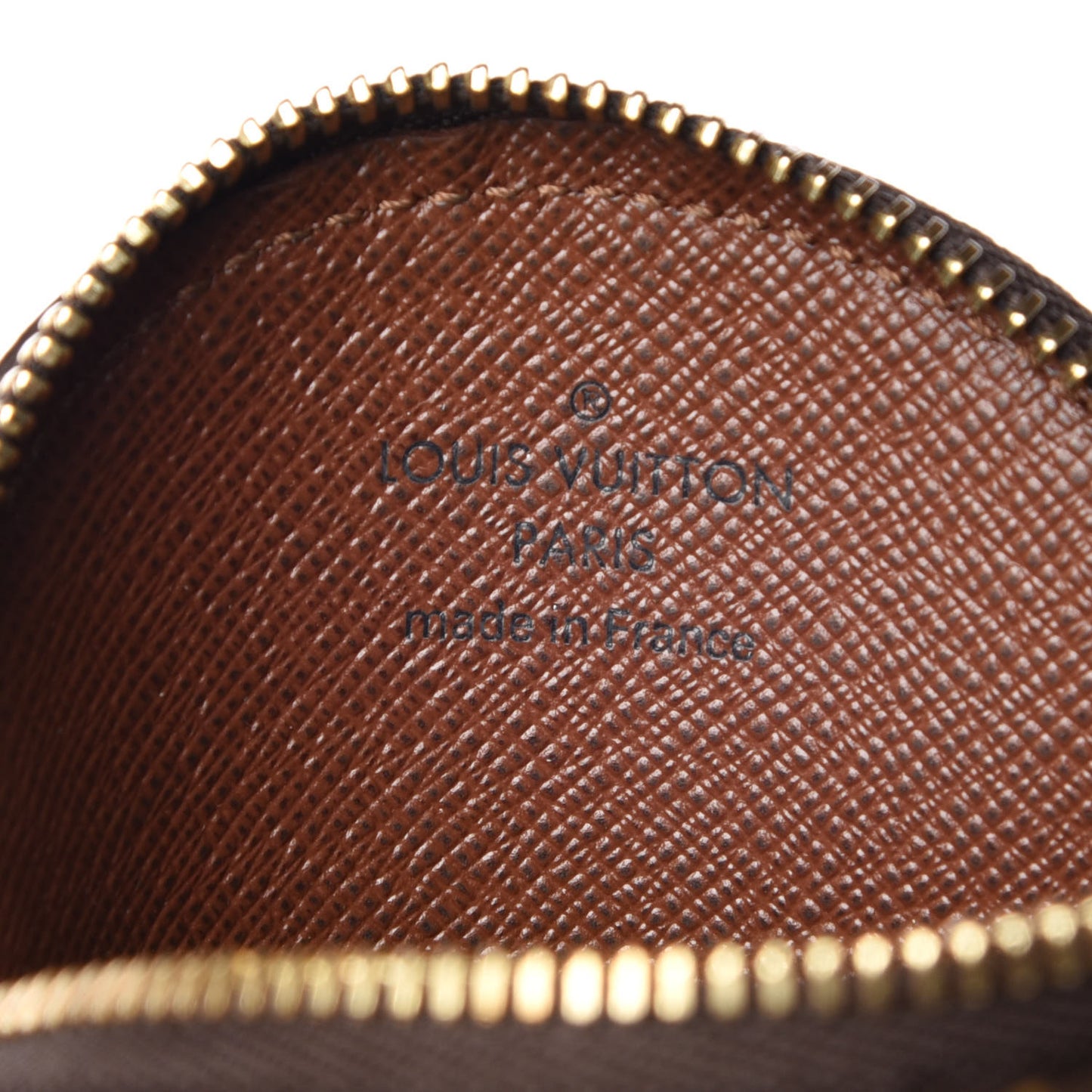 Monogram Round Coin Purse