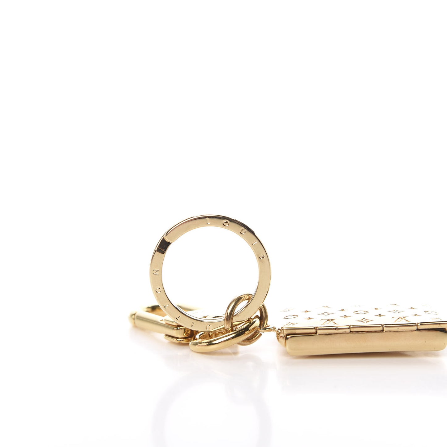 Love Note Envelope Bag Charm Key Holder Gold