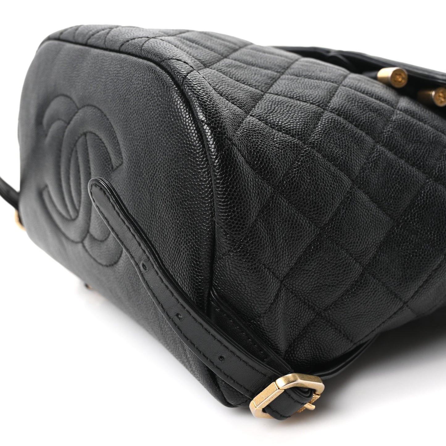 Caviar Quilted Filigree Backpack Black