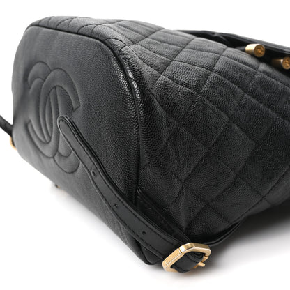 Chanel Caviar Quilted Filigree Backpack Black 9 of 9