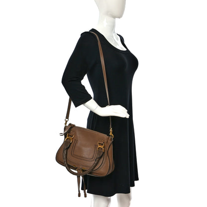 Chloe Calfskin Small Marcie Satchel Nut 2 of 14