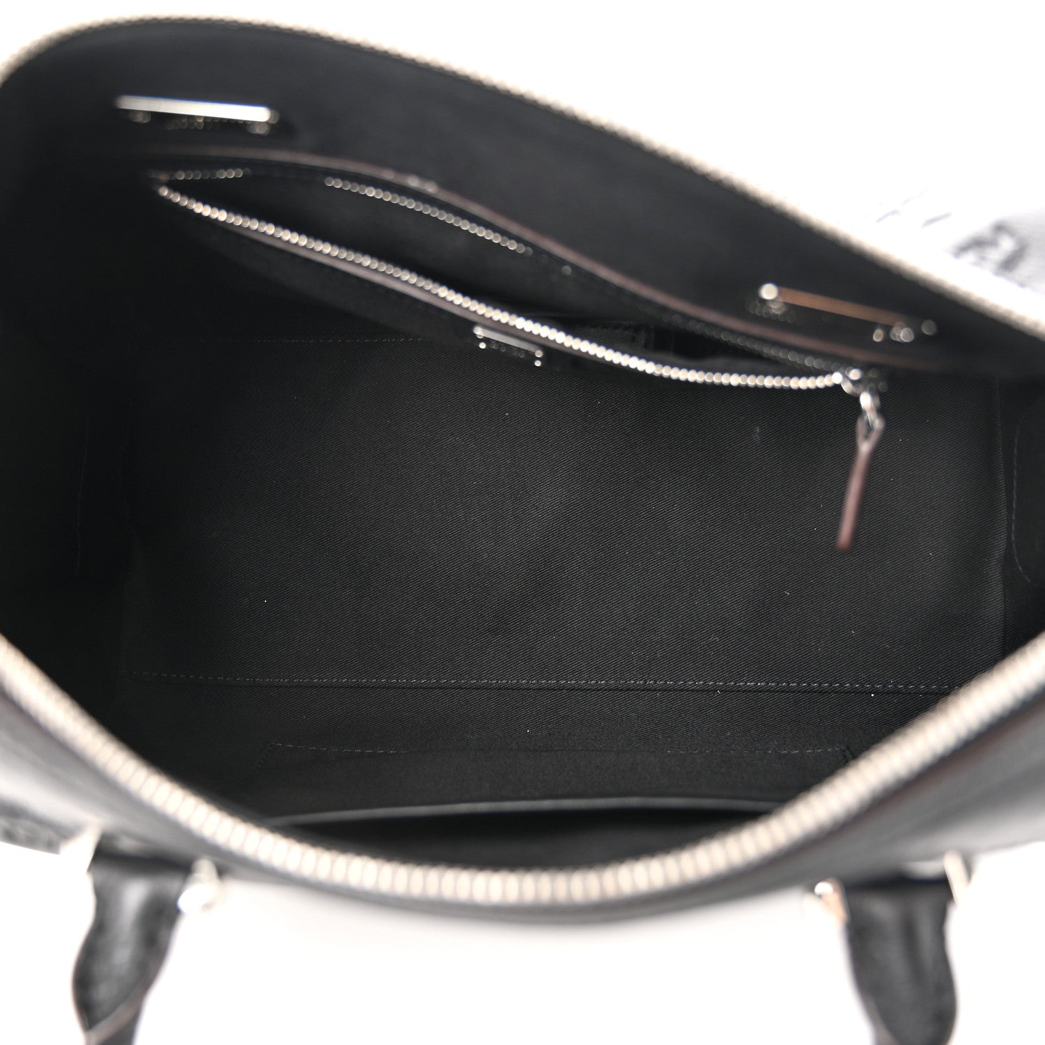 MCM Calfskin Ottomar Monogram Essential Boston Bag Black 5 of 9