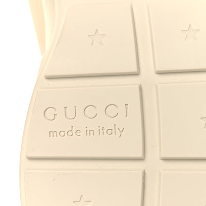 Gucci Dali Soft Calfskin Cut Out Interlocking G Womens Rhyton Sneakers 38.5 Ivoire Wild Rose 8 of 10