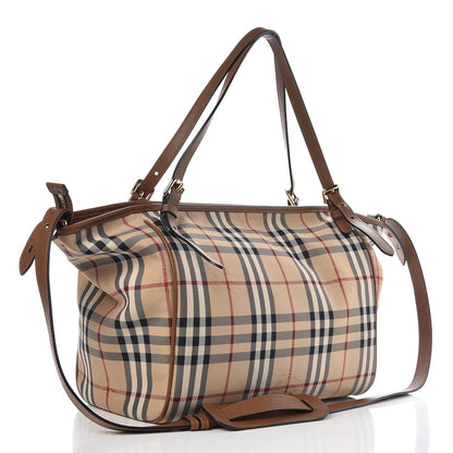 Burberry Horseferry Check Diaper Bag Tote Tan 4 of 12
