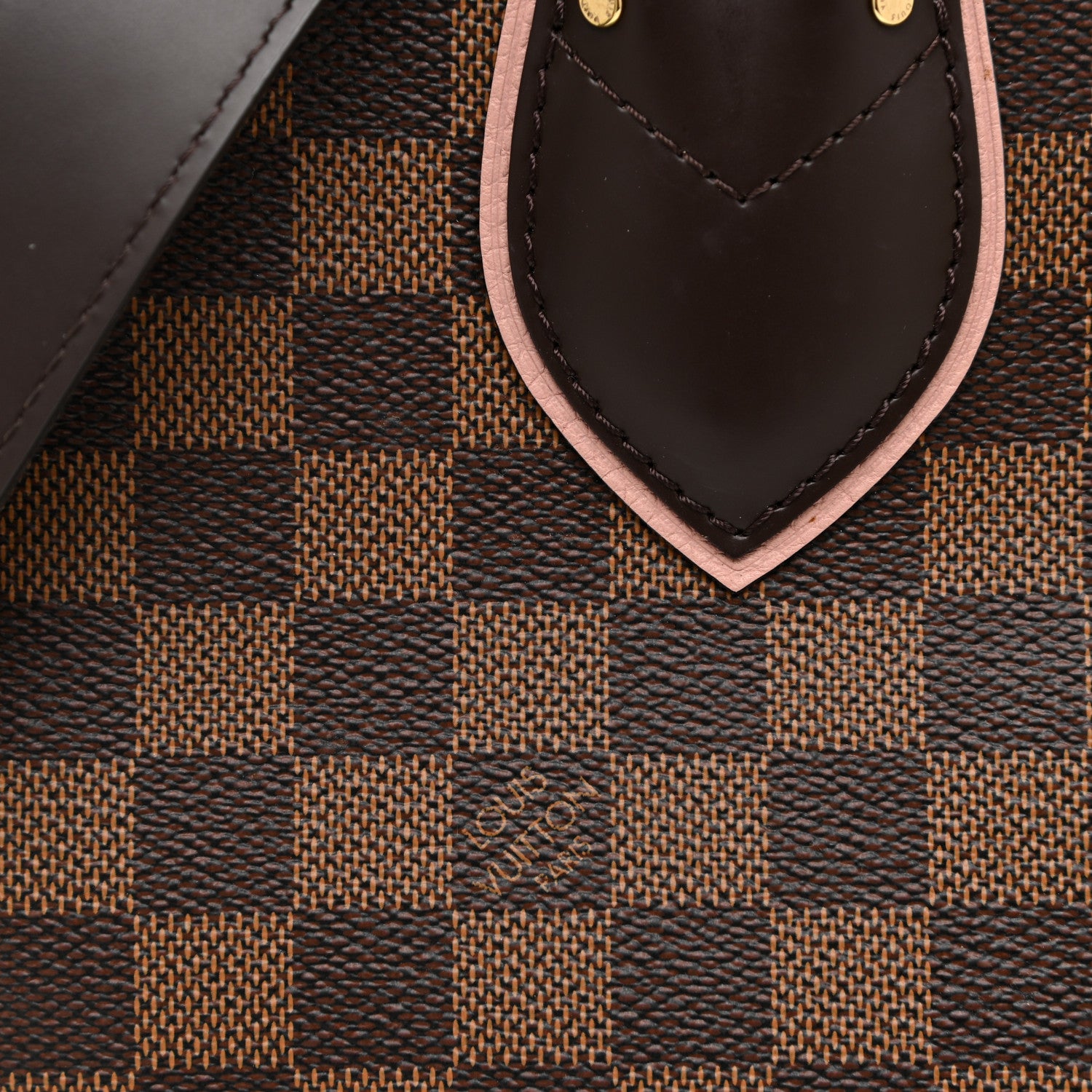 Louis Vuitton Cuir Taurillon Damier Ebene Normandy Magnolia 7 of 13