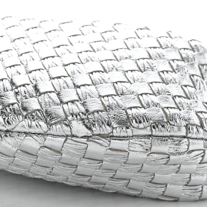 Bottega Veneta Metallic Nappa Intrecciato Mini Jodie Silver 10 of 10