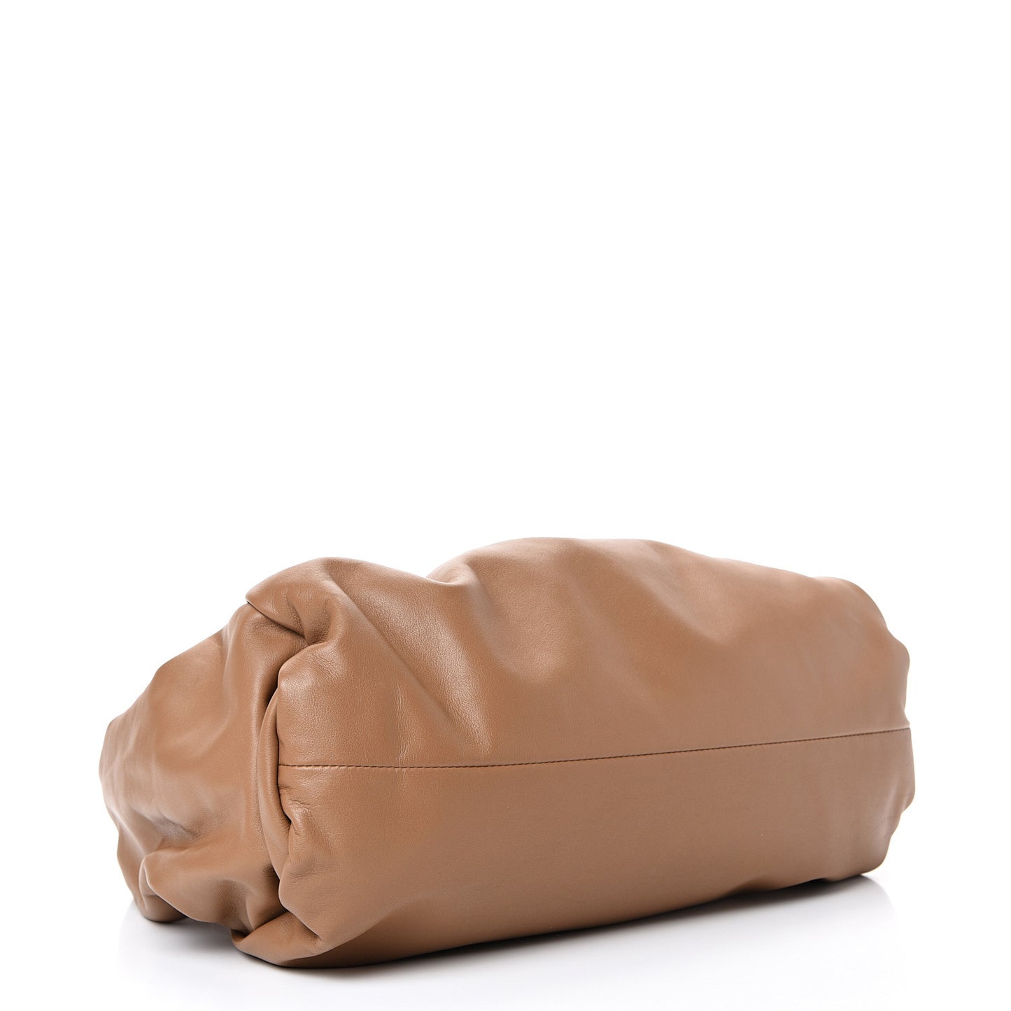 Smooth Butter Calfskin Small The Shoulder Pouch Camello