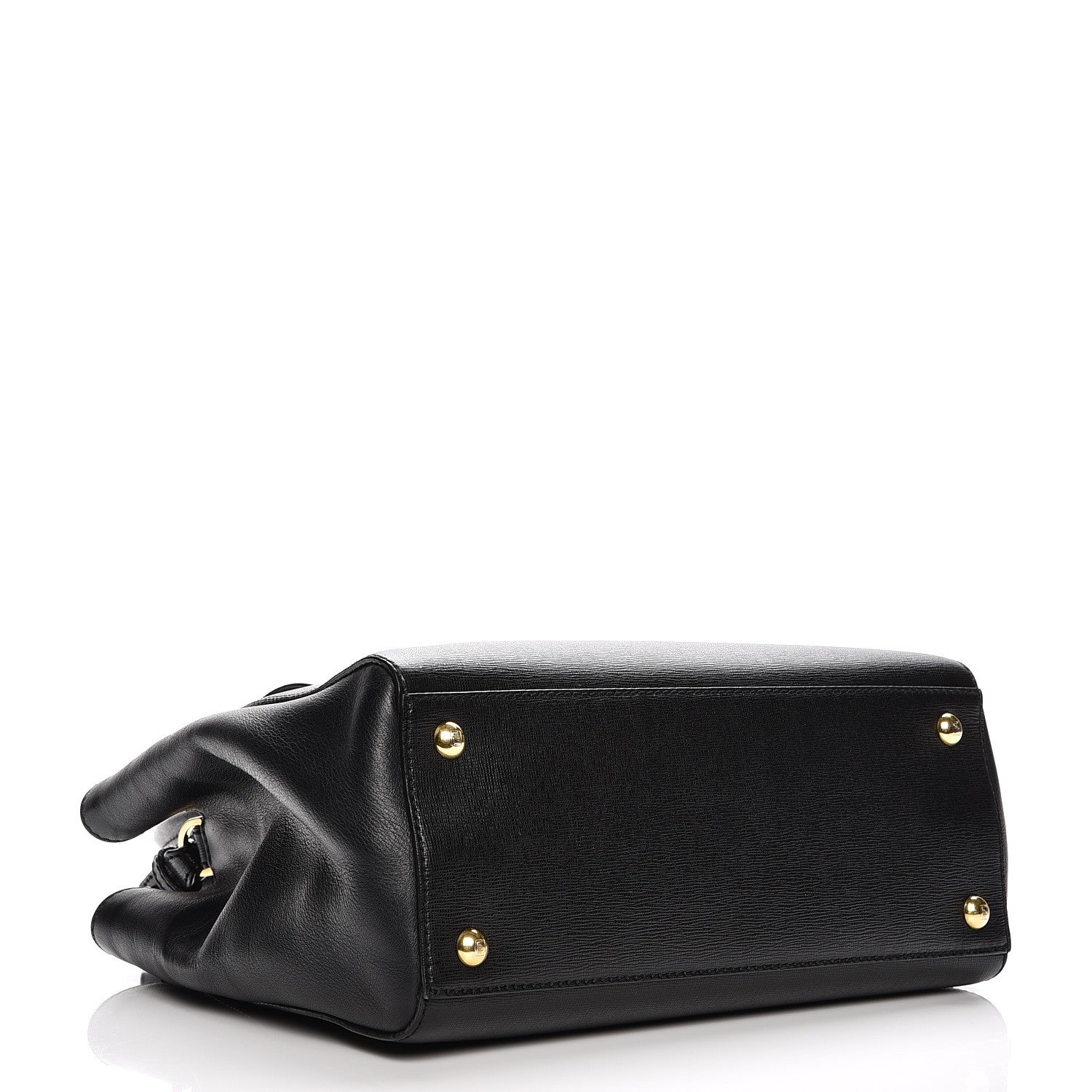 Fendi Vitello Elite Petite 2Jours Tote Black 5 of 8