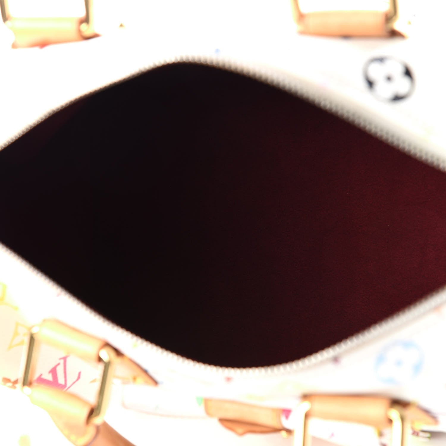Louis Vuitton Monogram Multicolor Speedy 30 White 4 of 14