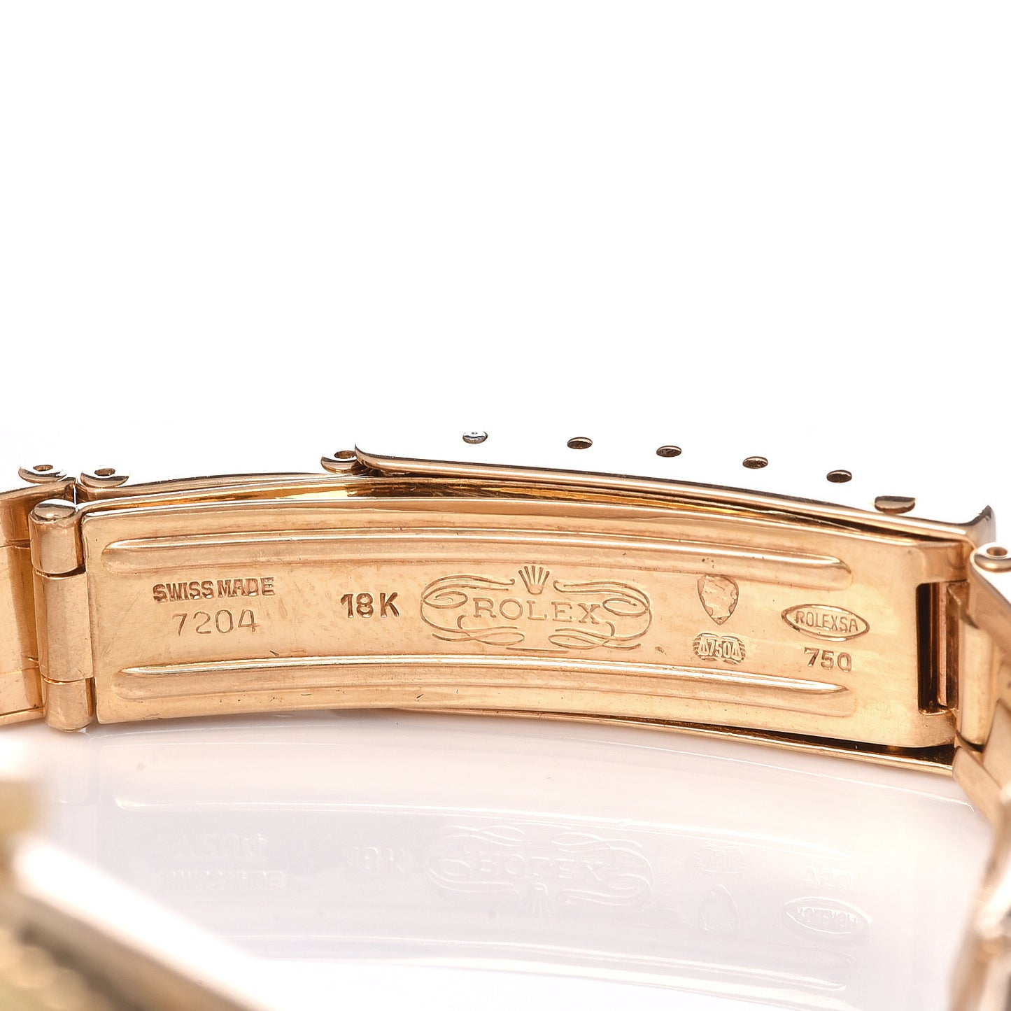 18K Yellow Gold 26mm Oyster Perpetual Datejust Watch Black Index 6917