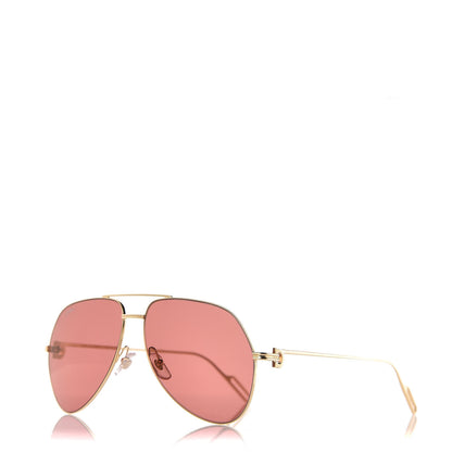 Cartier Premiere De Aviator Sunglasses Red Gold 1 of 7