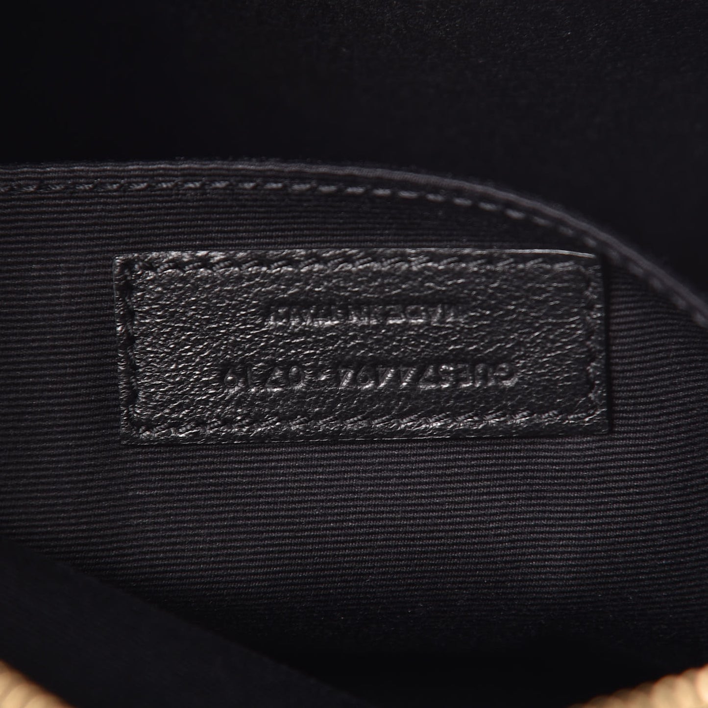 Velvet Matelasse Monogram Lou Camera Bag Black