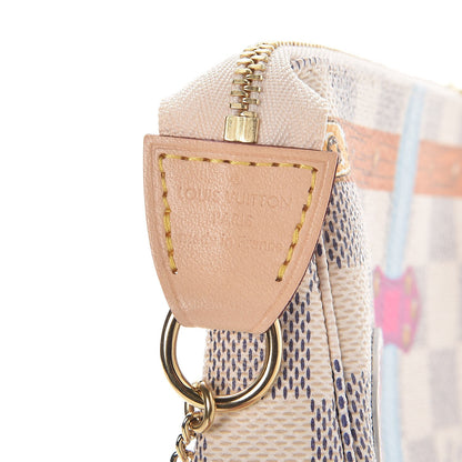 Louis Vuitton Damier Azur Summer Trunks Hawaii Mini Pochette Accessories 6 of 8