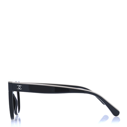 Chanel Acetate CC Butterfly Sunglasses 5414 Black Beige 3 of 8