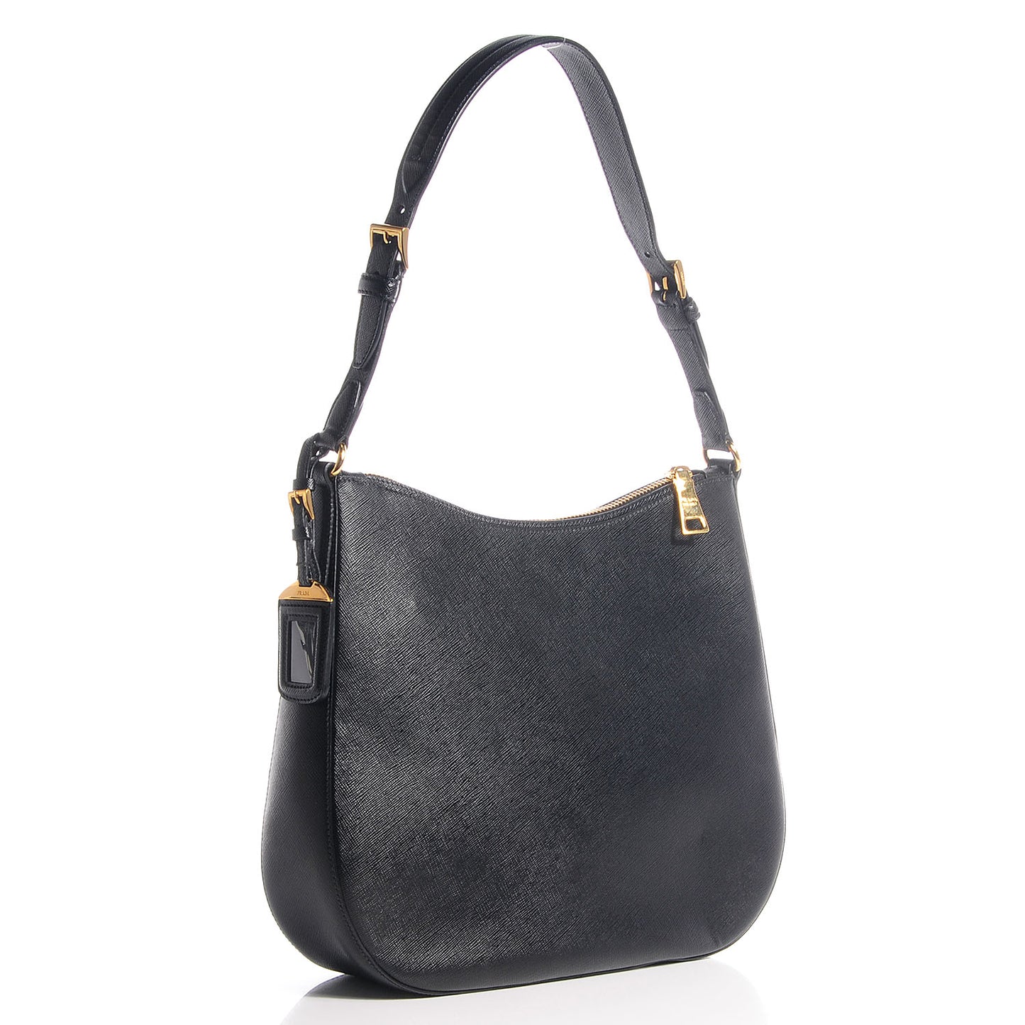 Saffiano Lux Shoulder Bag Nero Black