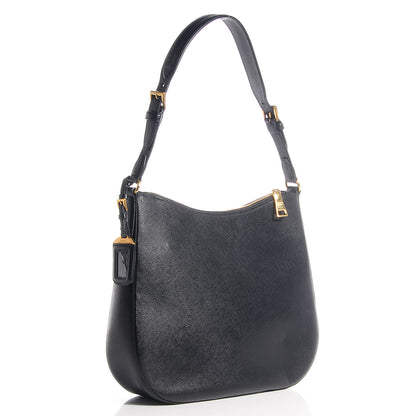 Prada Saffiano Lux Shoulder Bag Nero Black 5 of 12