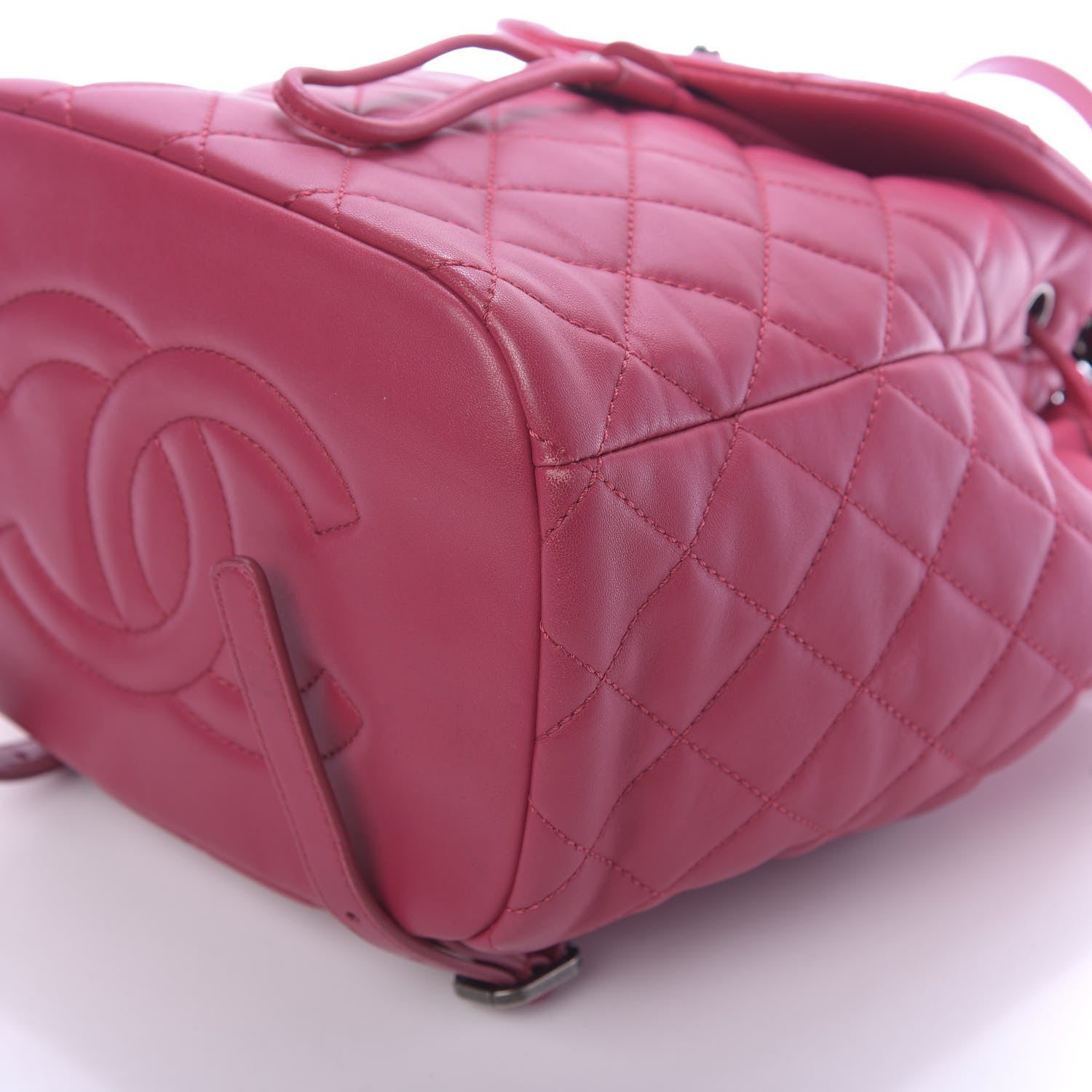 Chanel Lambskin Quilted Daily Supple Backpack Fuchsia 8 of 11