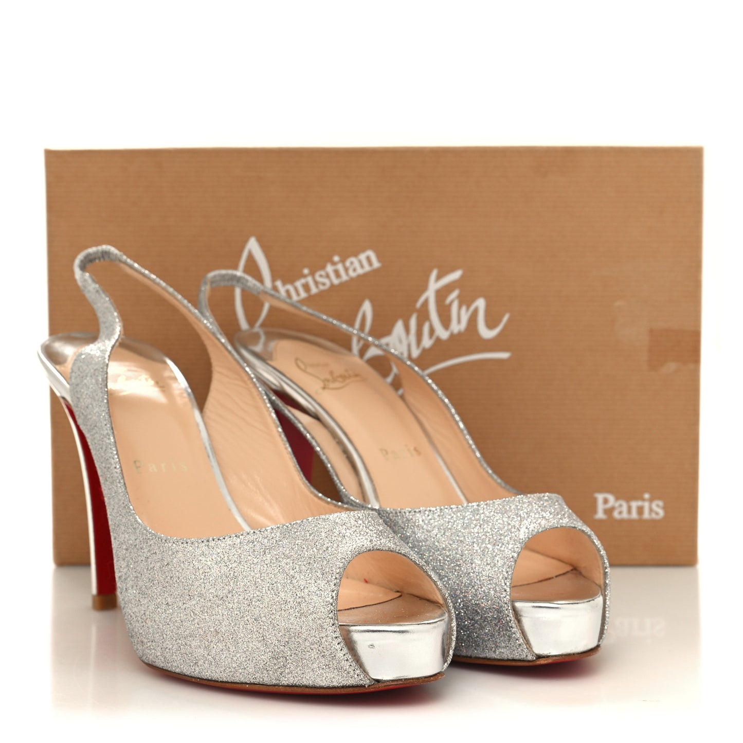 Glitter No Prive 100 Pumps 37 Silver