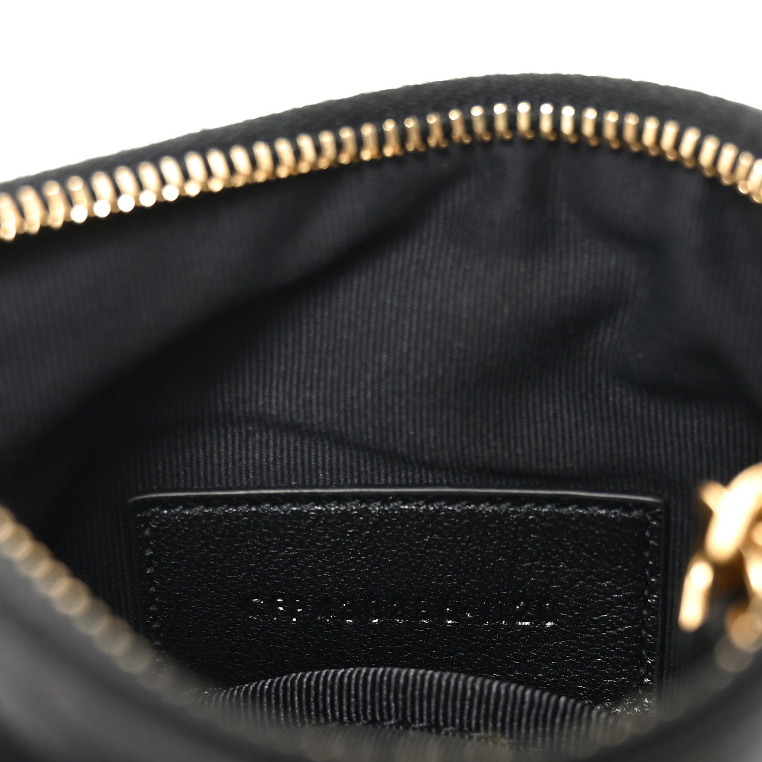 Saint Laurent Calfskin Matelasse Monogram Key Pouch Black 7 of 8