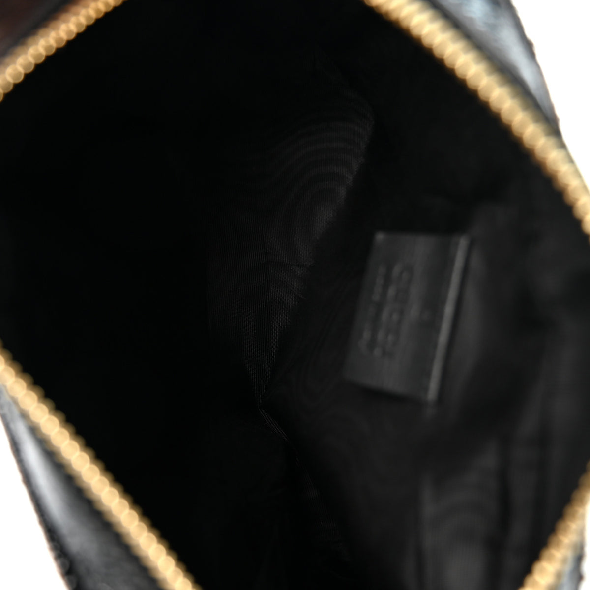 Suede Patent Web Mini Ophidia Shoulder Bag Nocciola Black