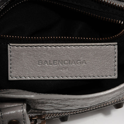 Balenciaga Agneau Classic Hardware Mini City Gris Pyrite 10 of 15
