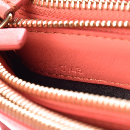 Celine Lambskin Small Trio Crossbody Bag Lipstick 9 of 13