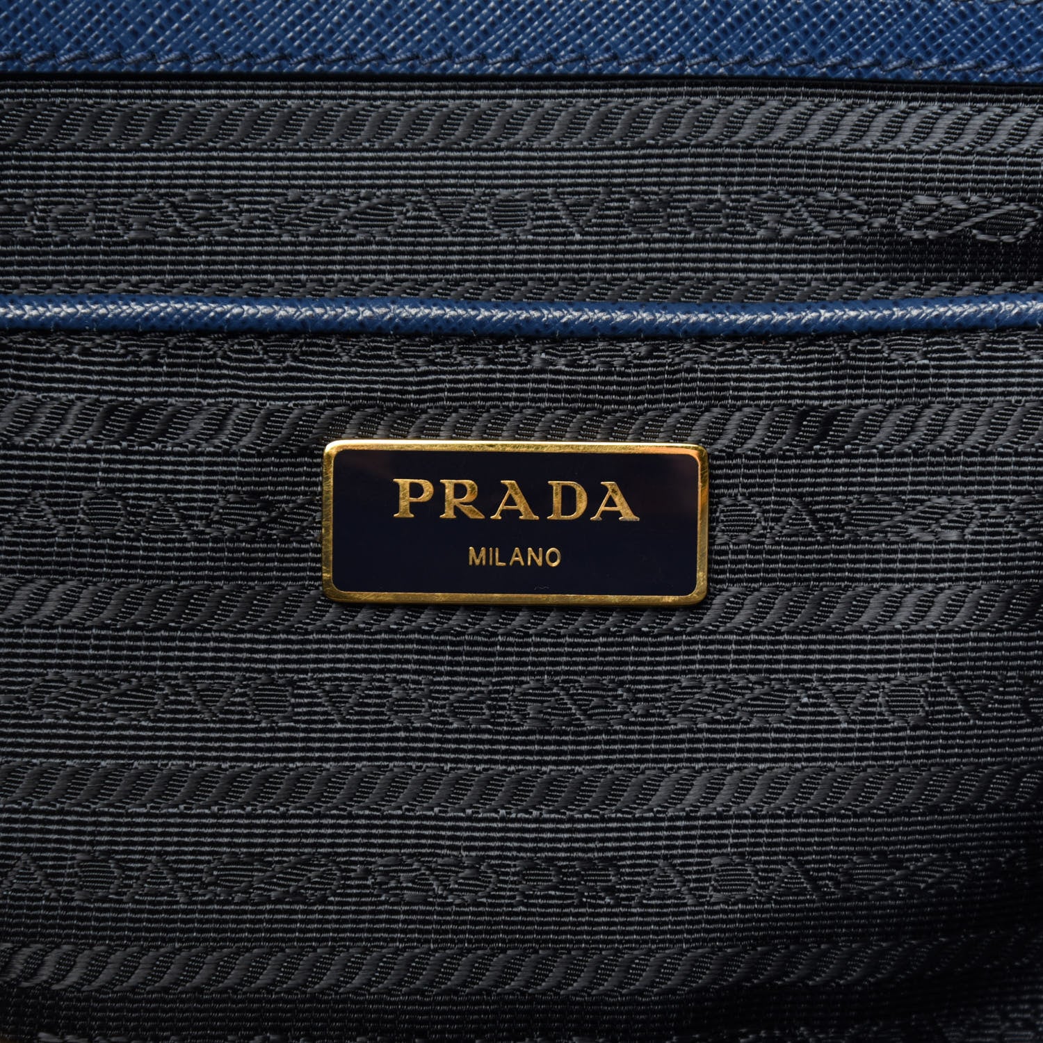 Prada Saffiano Large Galleria Double Zip Tote Cobalto 6 of 18