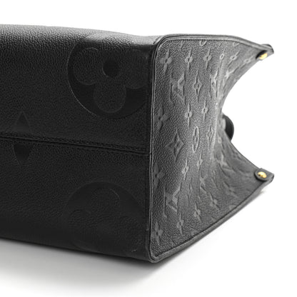 Louis Vuitton Empreinte Monogram Giant Onthego MM Black 9 of 9