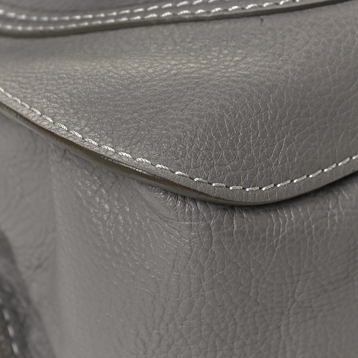 Calfskin Medium Marcie Satchel Cashmere Grey