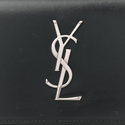 Saint Laurent Smooth Calfskin Classic Monogram Cassandre Wallet Black 8 of 13