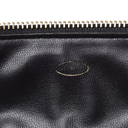 Chanel Caviar Vanity Cosmetic Case Black 7 of 13