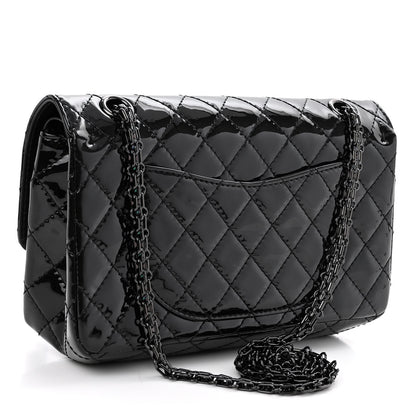 Chanel Patent Calfskin Quilted 2.55 Reissue 225 Flap So Black 3 of 10