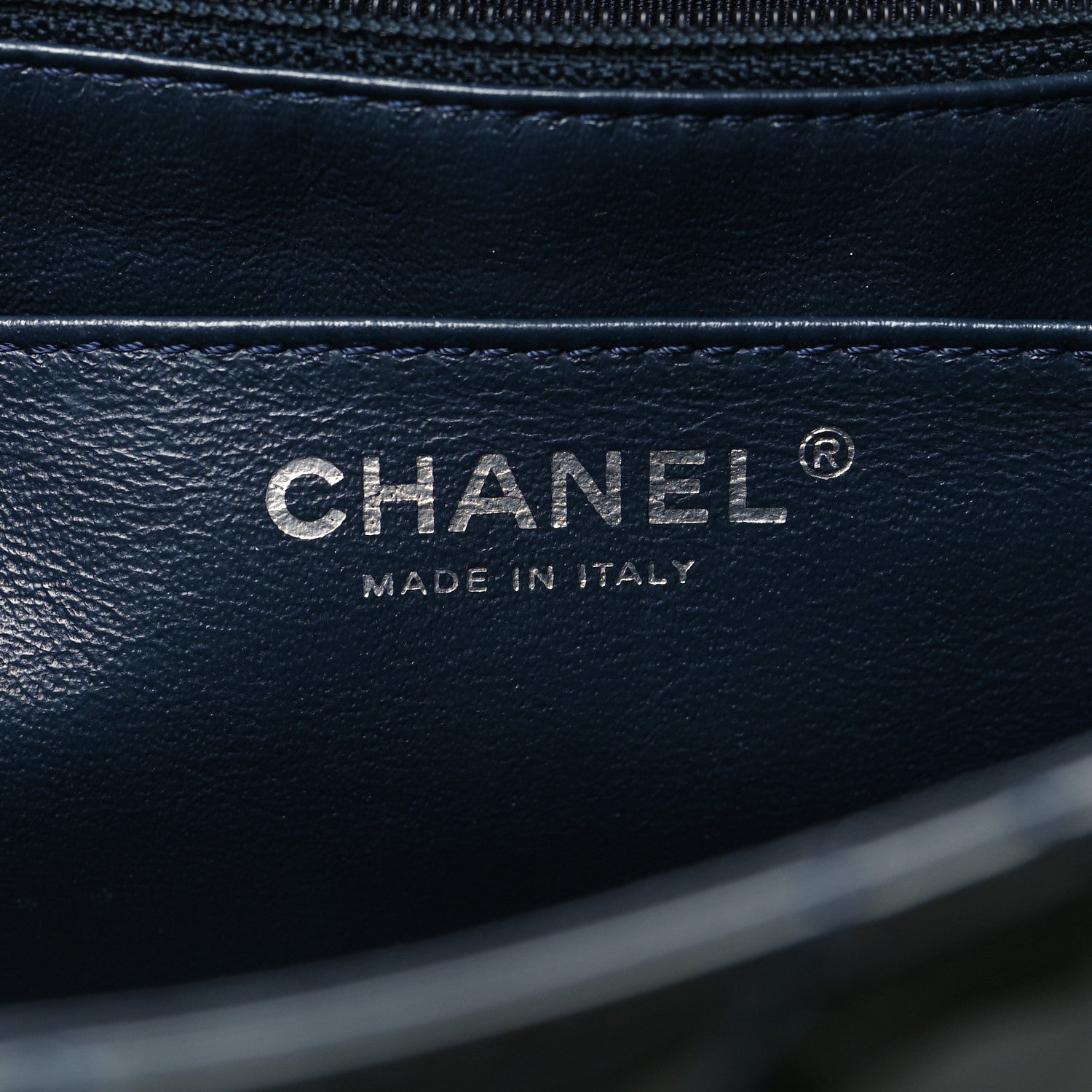 Chanel Patent Quilted Jumbo Single Flap Navy 6 of 11