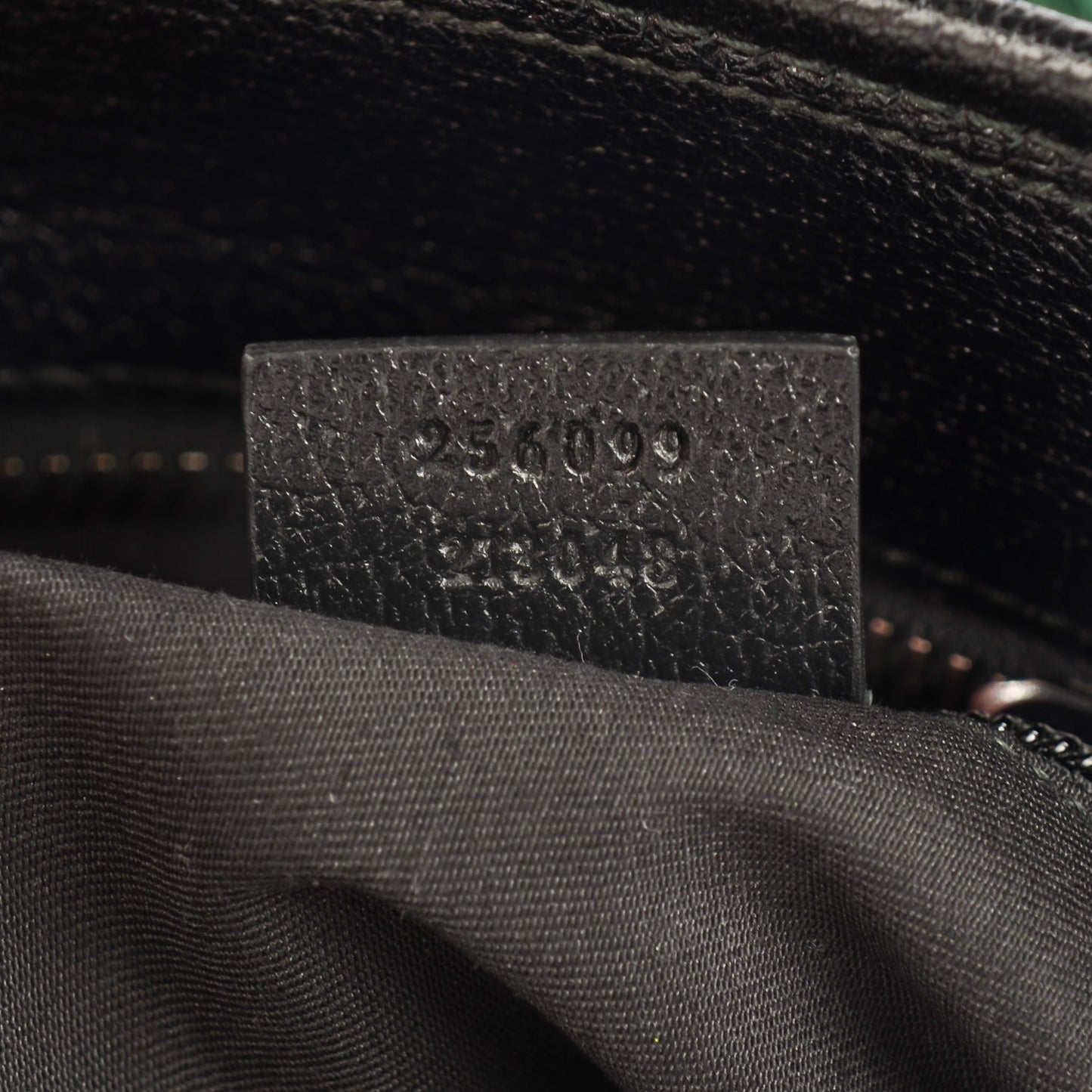 GG Monogram Medium Web Handle Vertical Tote Black