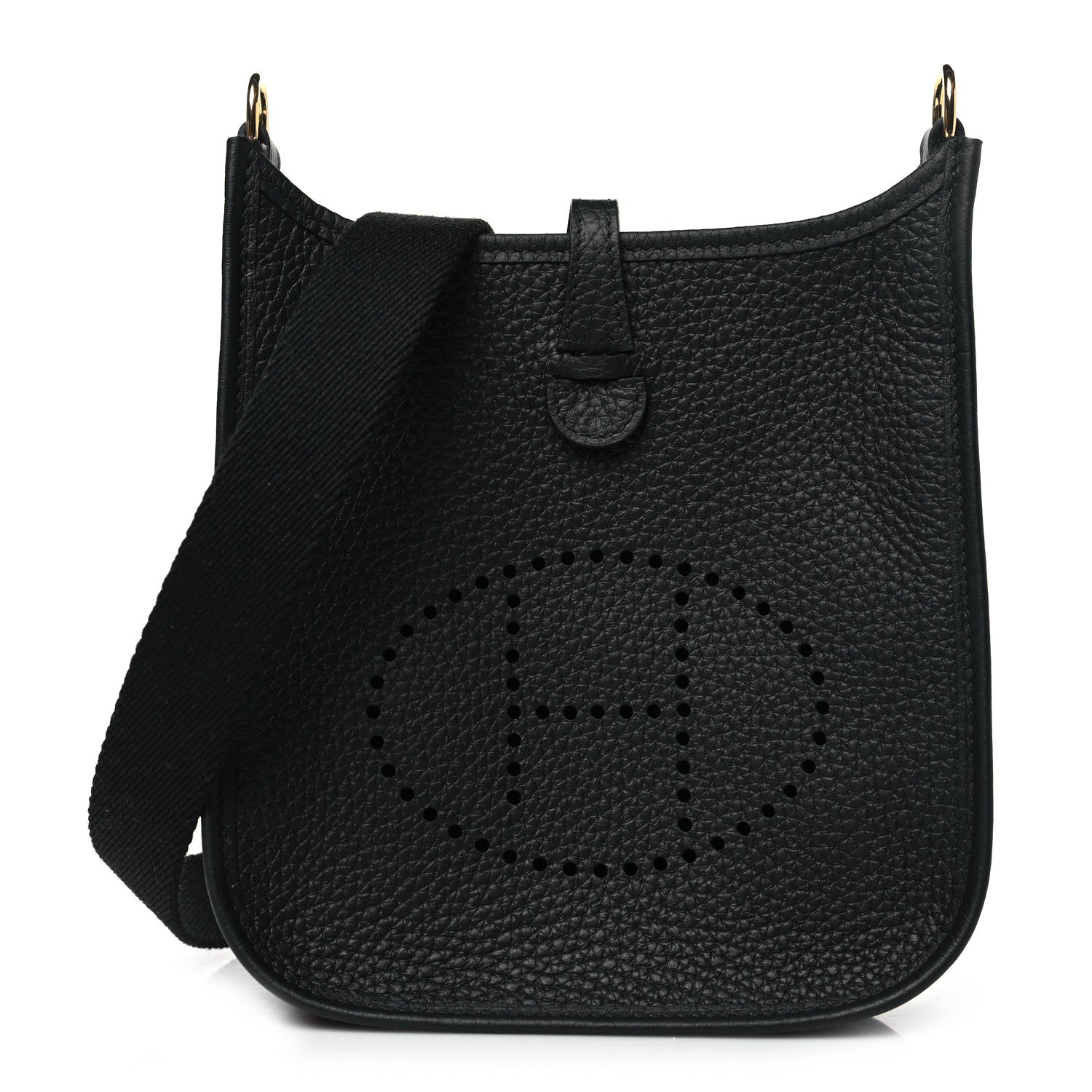Hermes Taurillon Clemence Evelyne TPM Black 1 of 11