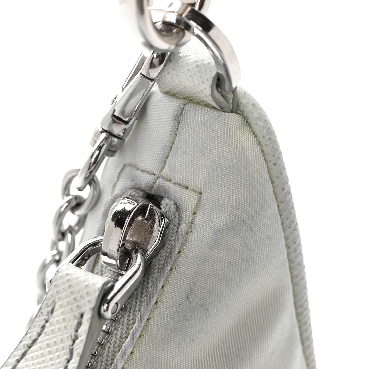 Re-Nylon Saffiano Re-Edition 2005 Shoulder Bag Acqua