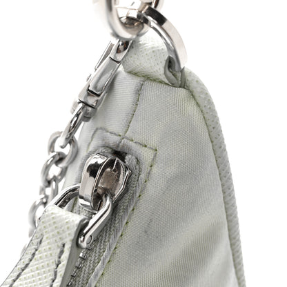Prada Re-Nylon Saffiano Re-Edition 2005 Shoulder Bag Acqua 14 of 14