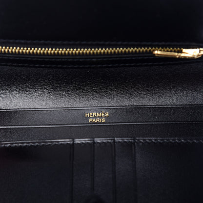 Hermes Box Bearn Compact Wallet Black 6 of 7