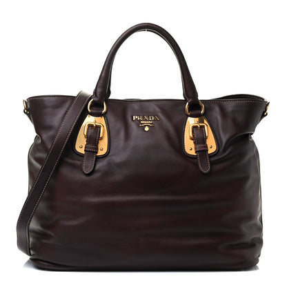 Prada Soft Calf Shopping Tote Nocciolo 1 of 4