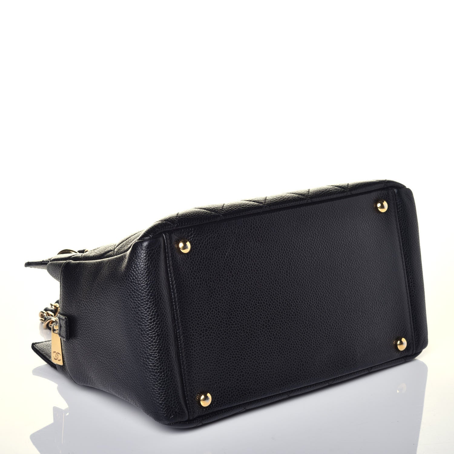 Chanel Caviar Quilted Petit Timeless Tote PTT Black 4 of 10