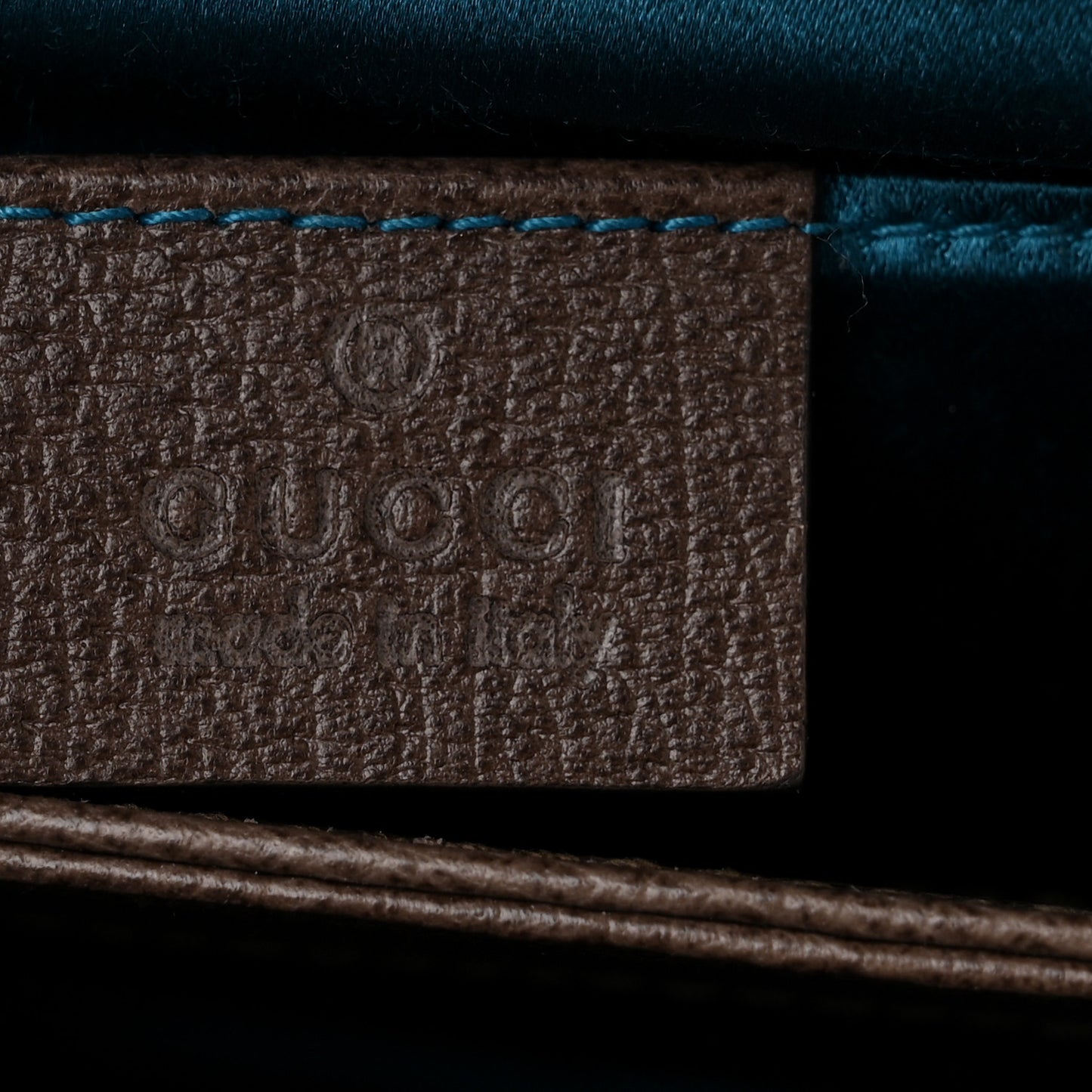 GG Supreme Monogram Web Medium Ophidia Chain Shoulder Bag Brown