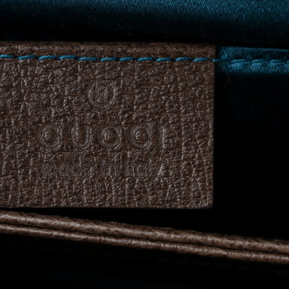Gucci GG Supreme Monogram Web Medium Ophidia Chain Shoulder Bag Brown 6 of 10