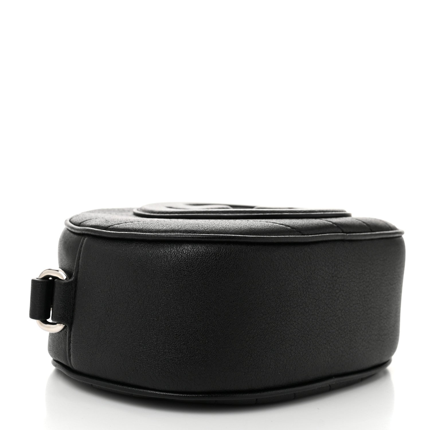 Gucci Sakai Be Green Calfskin Diagonal Stitched Mini Blondie Shoulder Bag Black 4 of 10