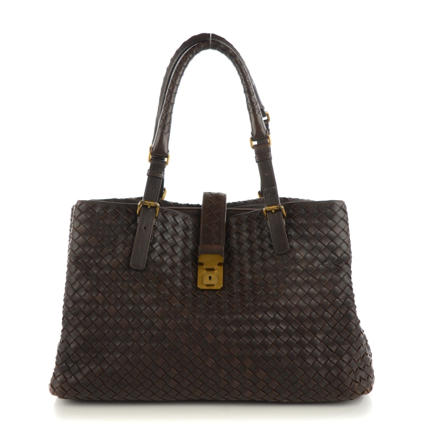 Bottega Veneta Nappa Intrecciato Medium Roma Tote Moro 1 of 8
