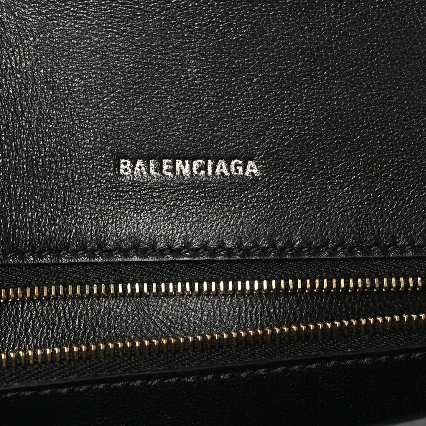 Shiny Calfskin Crocodile Embossed Small Hourglass Top Handle Bag Black