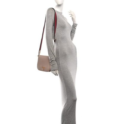 Prada Saffiano Flap Crossbody Cammeo 2 of 10