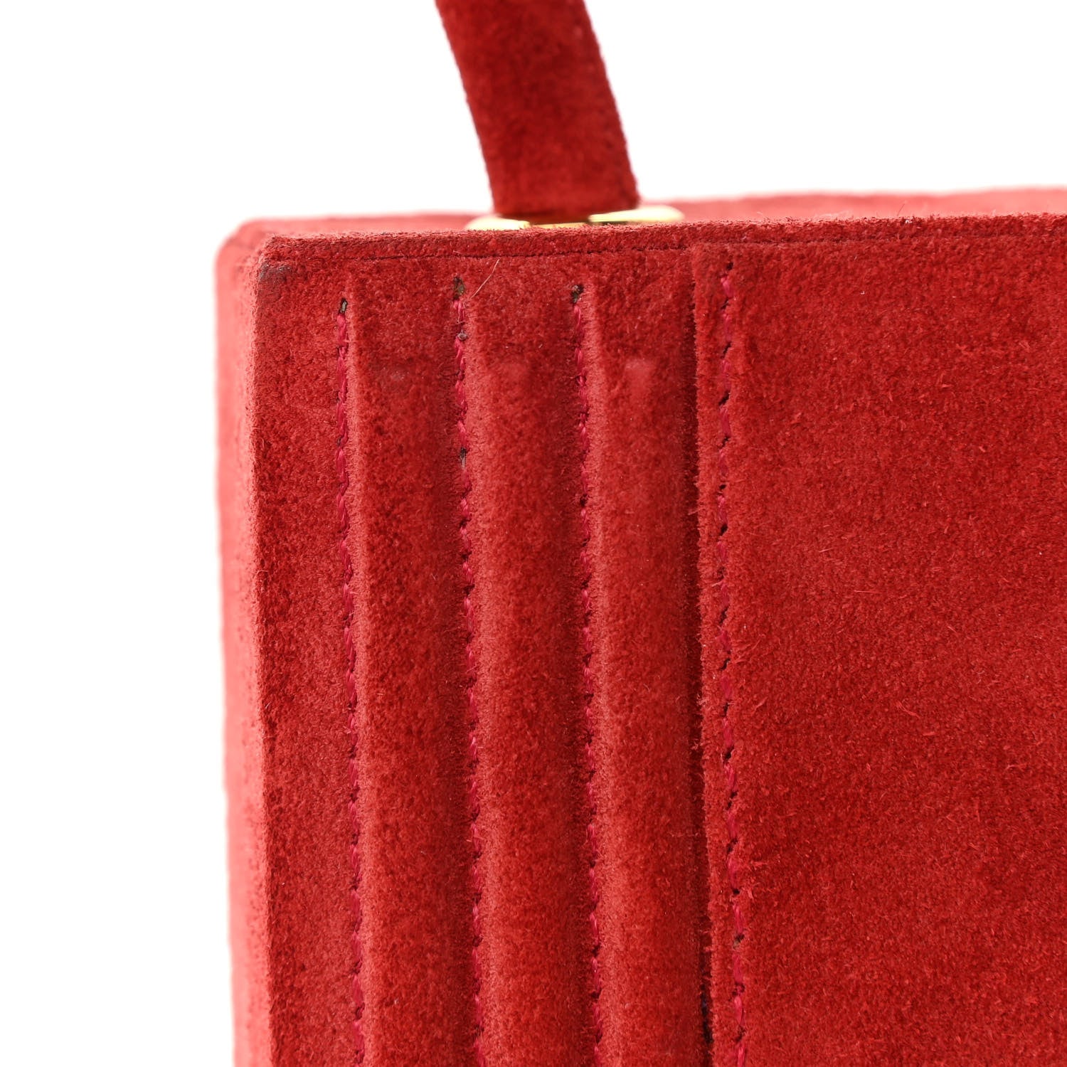 Hermes Veau Doblis Kelly Cadena Red 14 of 17