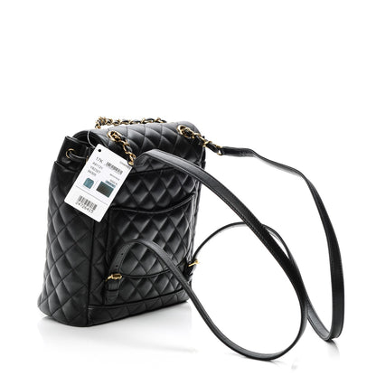Chanel Lambskin Quilted Small Urban Spirit Backpack Black 3 of 8