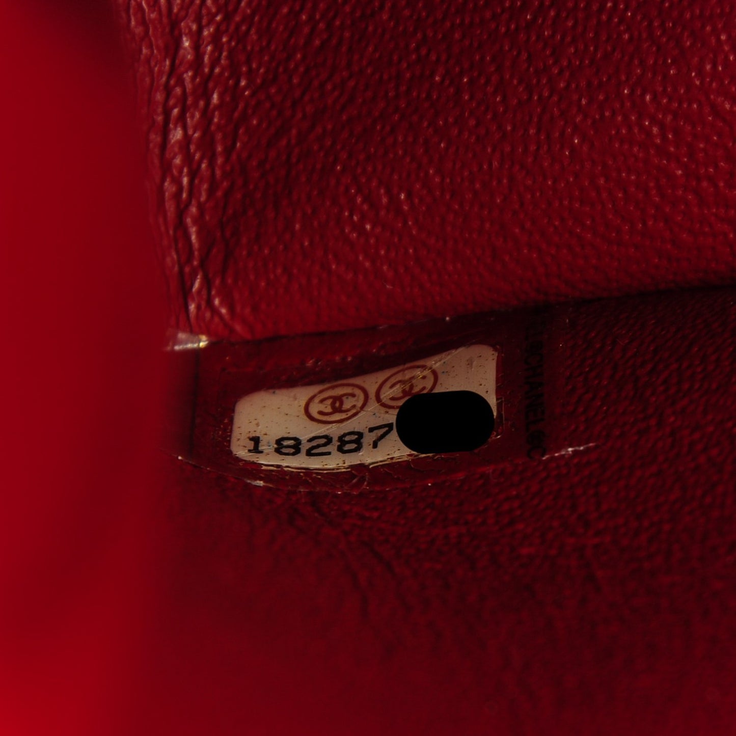 Patent Calfskin Quilted Medium Double Flap Red